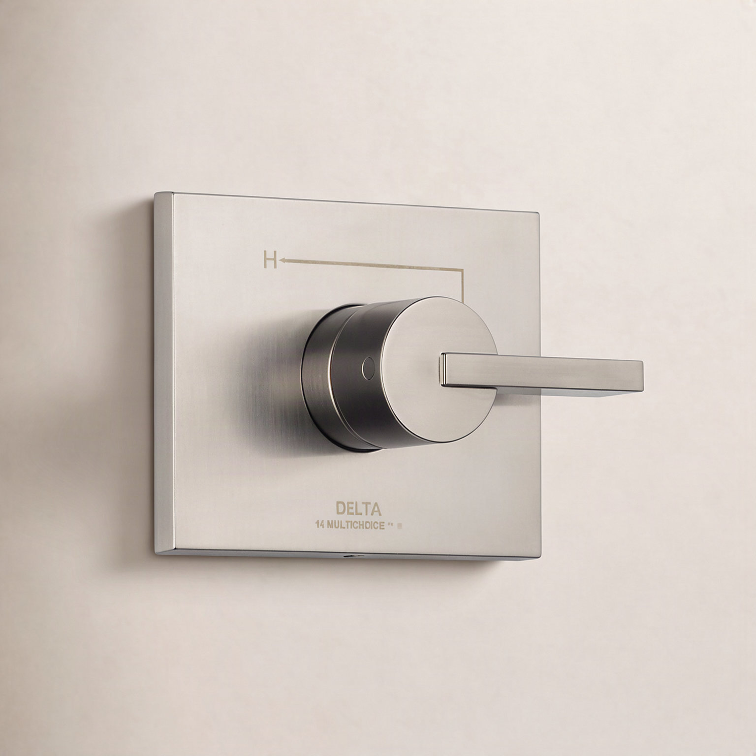 Vero Faucet Trim with Lever Handles, Brilliance Stainless