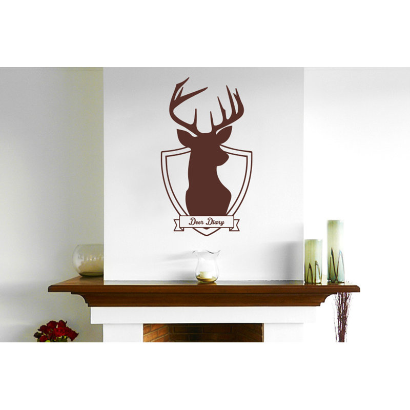 Animals Wall Decal, Brown, Large