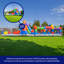 Parcours d'obstacles gonflable pour enfants avec mur d'escalade HeroKiddo Block Party