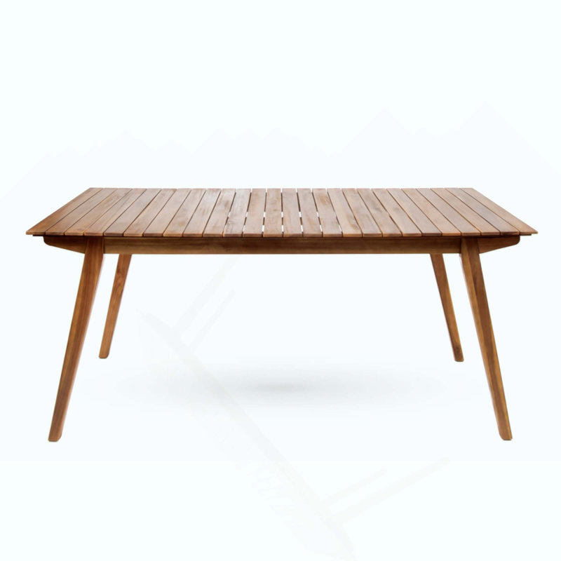 Outdoor Solid Wood Dining Table
