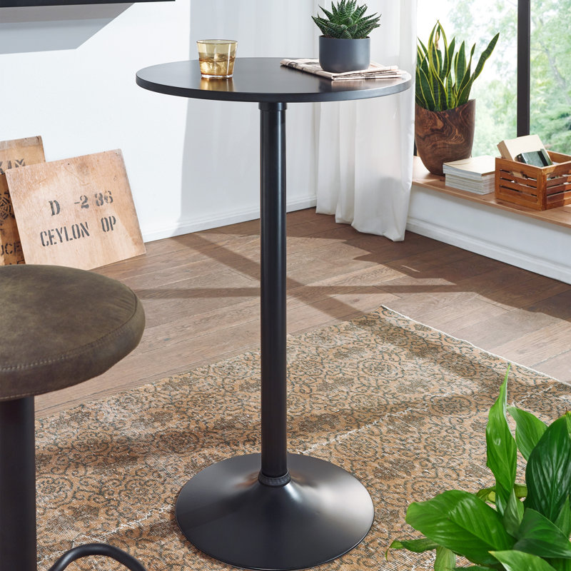 Max Round Metal Base Dining Table