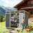 Backyard Shed with Floor for Backyard Patio Lawn
