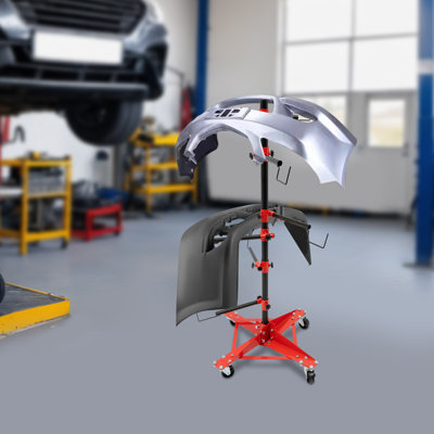 Panel Tree Paint Stand, Panel Holder, Adjustable Center Post Hang Automotive Doors Fenders Bumpers