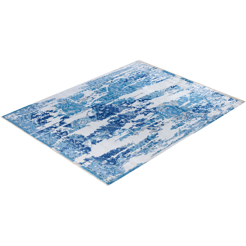 Overdyed One-of-a-Kind 8' 1" X 10' 1" Hand Knotted Area Rug