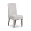 Ensemble de 2 chaises de salle à manger en bois d'acacia brossé Largo