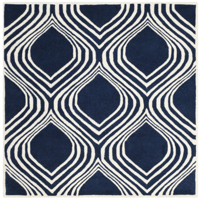 Oglesbee Hand Tufted Wool Abstract Rug