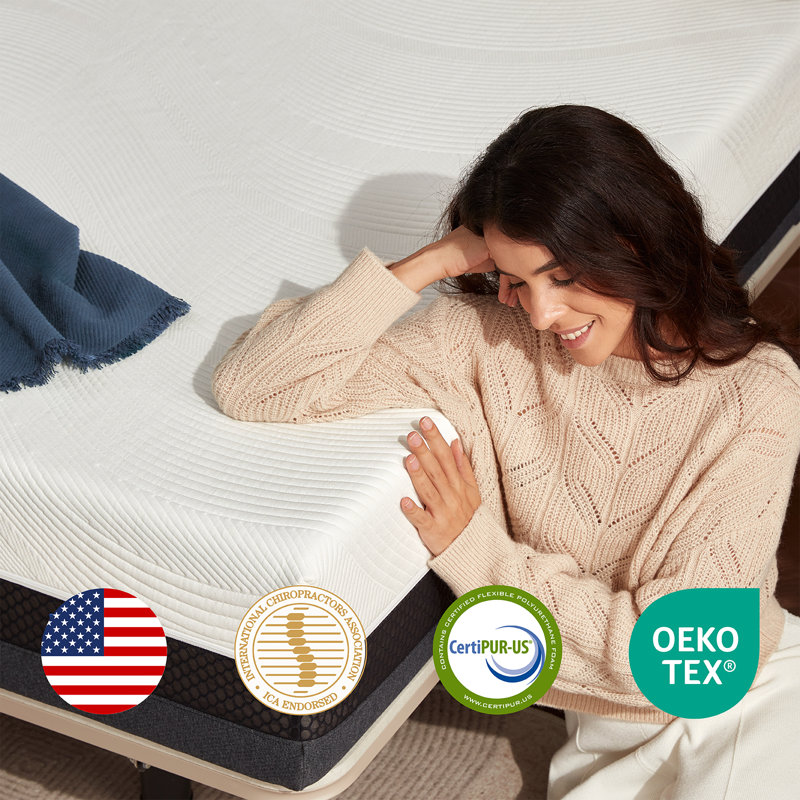 12" Colling Memery Foam Mattress, King