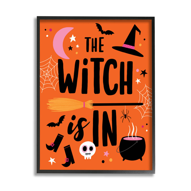Witch Is In Bold at-243, Giclée encadrée noir minuit, H 30 po x l 24 po x P 1,5 po