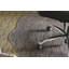 Tapis sous-chaise rectangulaire droit à velours moyen