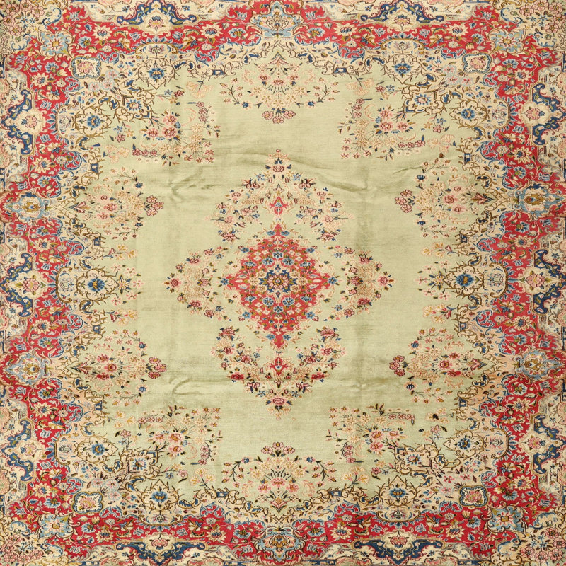 Oriental Indoor Rug, Square 3'