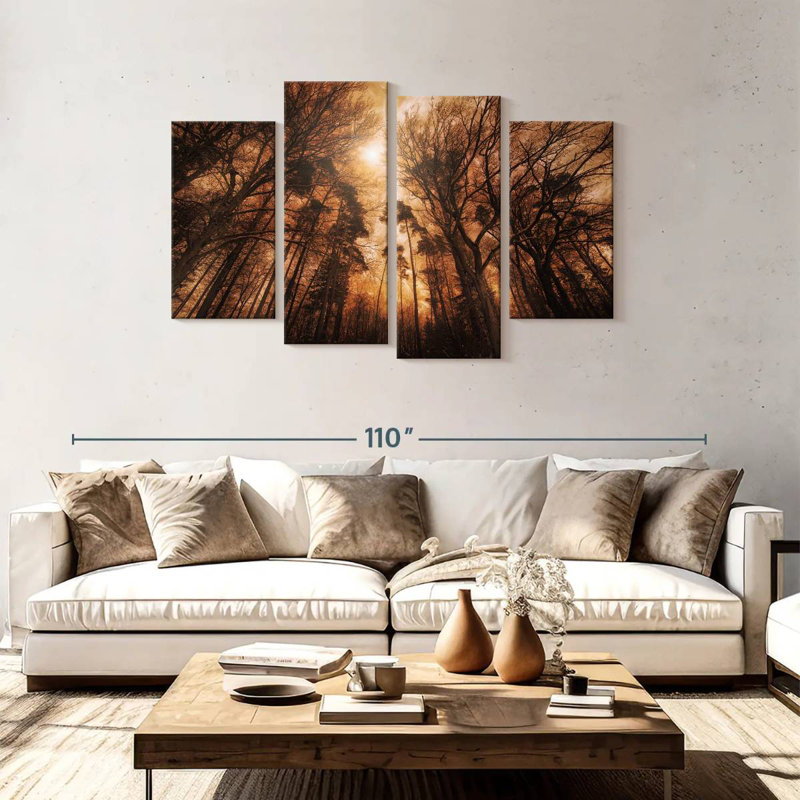 Forest Fire, 48" H x 75" W