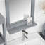 Lyndora Wood Flat Wall Mirror with Shelves-1964923426