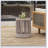 Outdoor Rattan Rope & Acacia Wood Side Table - Patio Balcony Furniture For Garden, Yard, And Balcony - Weather Resistant-1069659183