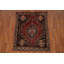 Tapis traditionnel géométrique rouge 4 x 5