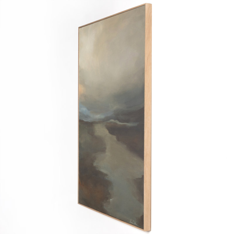 Fog II Painting by Lauren Fuhr, 48" H x 32.5" W