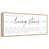 Floating Frame Natural Wood