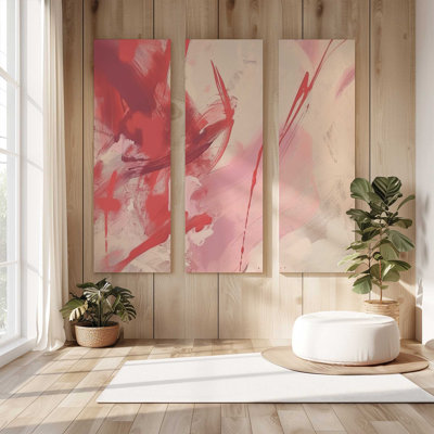 Rosy Rhapsody v1 | Impression sur toile 2 panneaux | Combiné