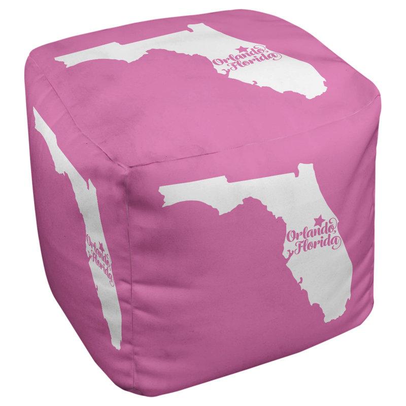 Repose-pieds cube en floride orlando, Rose