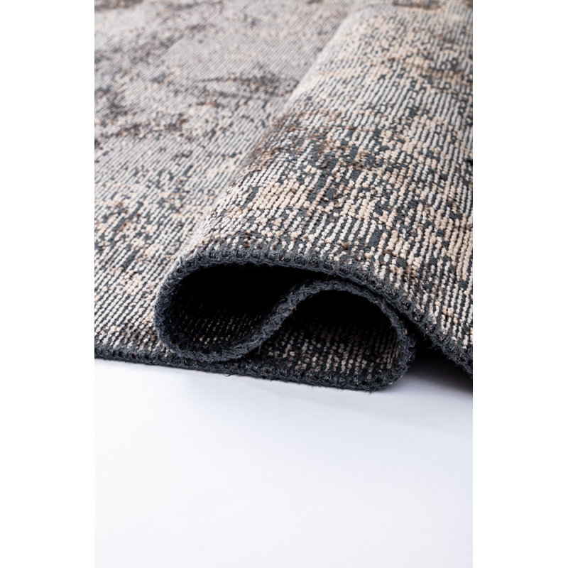 Rapture Cream/Tan Luxury Area Rug, Rectangle 7'10" x 9'10"