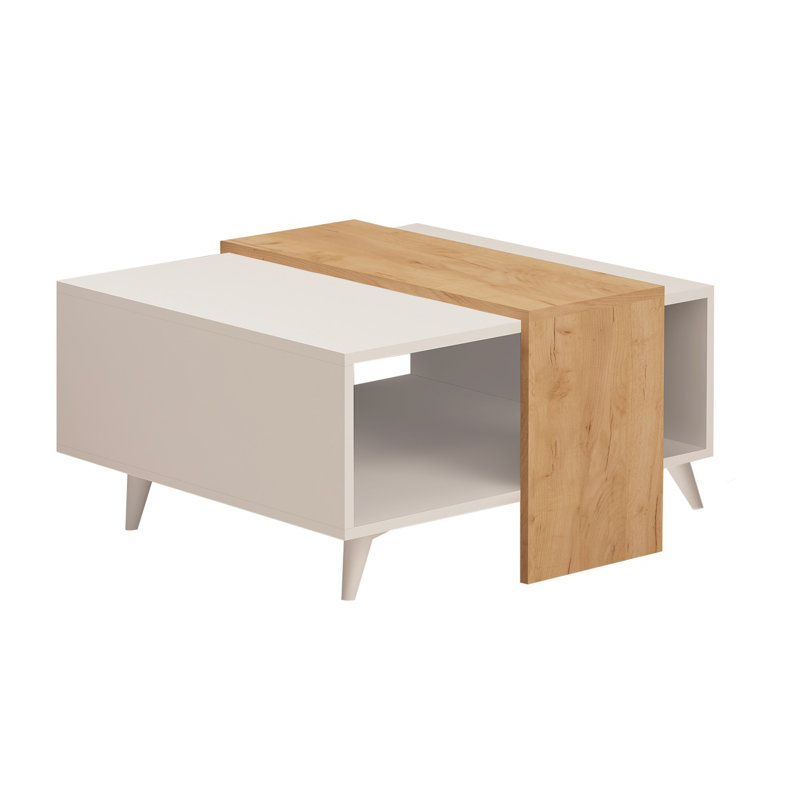 Table basse à 4 pieds avec rangement