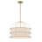 Latitude Run Gateway With Oatmeal Linen Pendant Light-2073245332