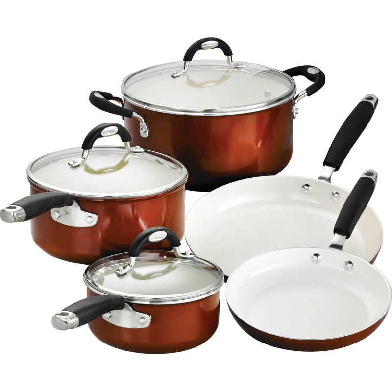 Tramontina Style Ceramica 8 Piece Cookware Set