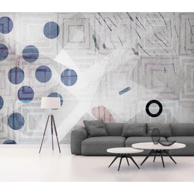 Geometric Shapes Wall Mural