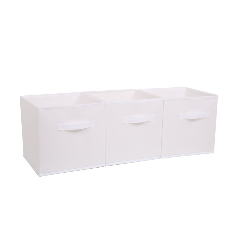 Collapsible Storage Bins, White