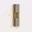 Taupe 10-Bottle Bar Cabinet