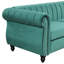 Canapé moderne de 39 po avec coussin capitonné et pieds capitonnés-739804716