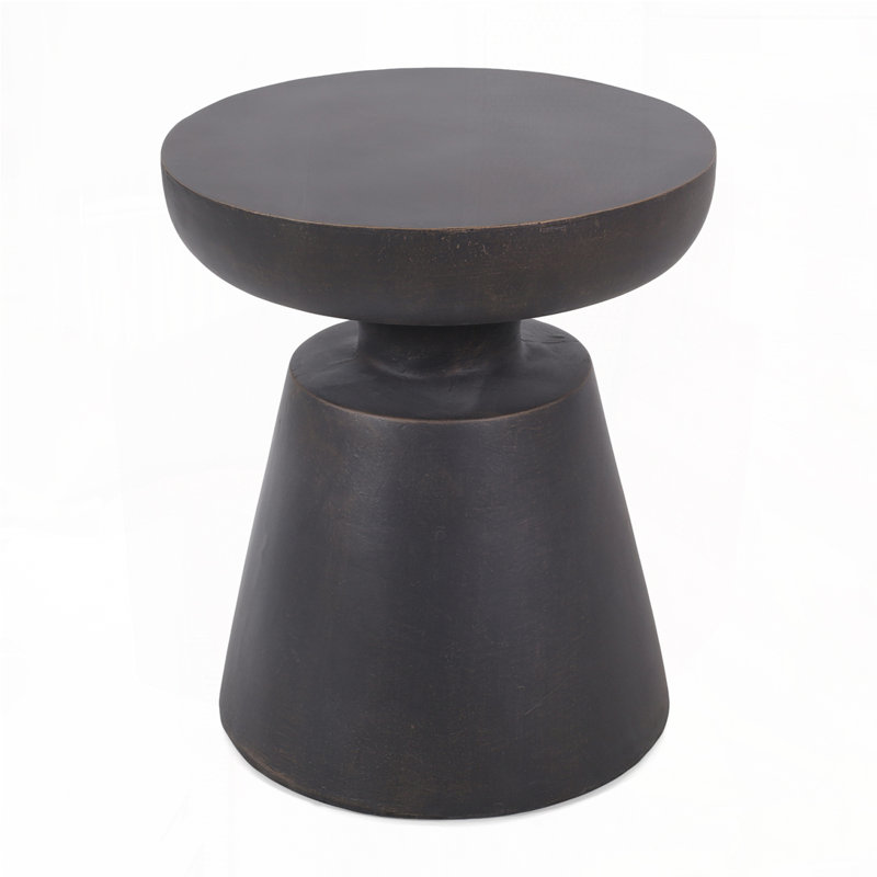 Outdoor Lightweight Concrete Side Table