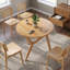 Table basse ronde 34,5 po 2-en-1 avec hauteur réglable ｜ 16,5 po pour table basse, 29,5 po pour table basse Wood