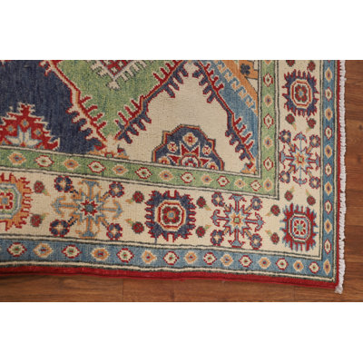 Geometric Kazak Oriental Rug 5