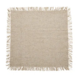 Kim Seybert
Natural/Silver Fringe Linen Napkin