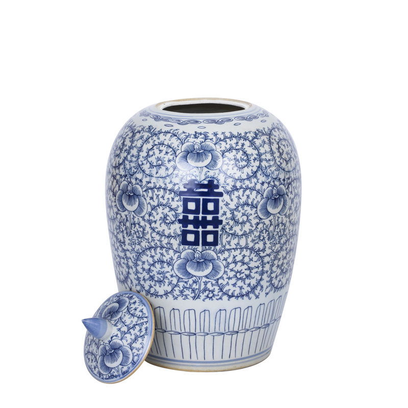 Double Happiness Handmade Jar
