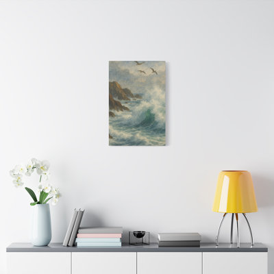 Aaroon Single Picture Frame Print on Canvas
