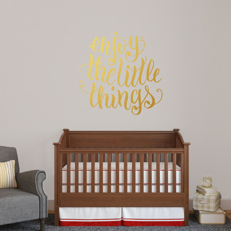 Décalcomanie murale « little things », Or