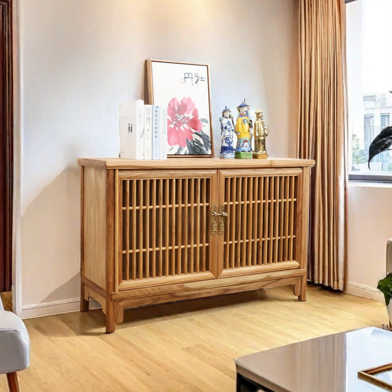 Florentien Solid Wood Accent Cabinet