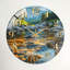"Mountain Stream", horloge murale en verre-810187955
