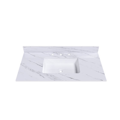 43 Inch Marble Vanity Top