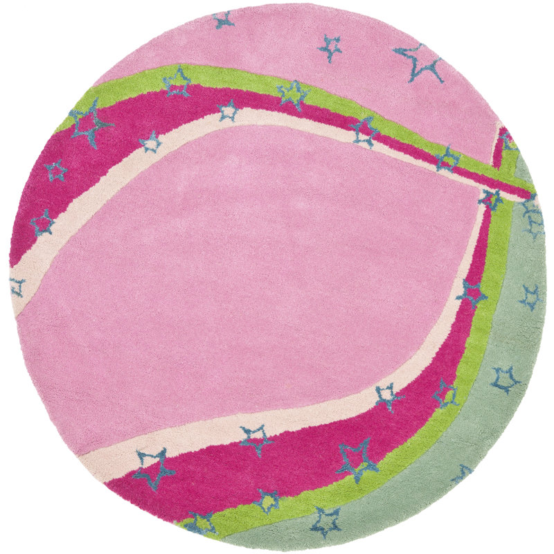 Claro Hand Tufted 80% Wool; 20% Cotton Rug, Round 6'