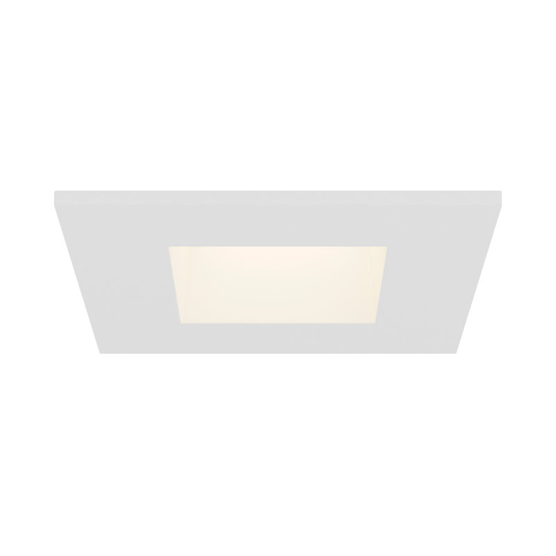CSL Forme 3" LED Recessed Downlight, Remodel, Square Trim, 3000K, Semi Gloss White