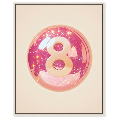 «GlowCore 8», impressions sur toile tendance par Art Remedy