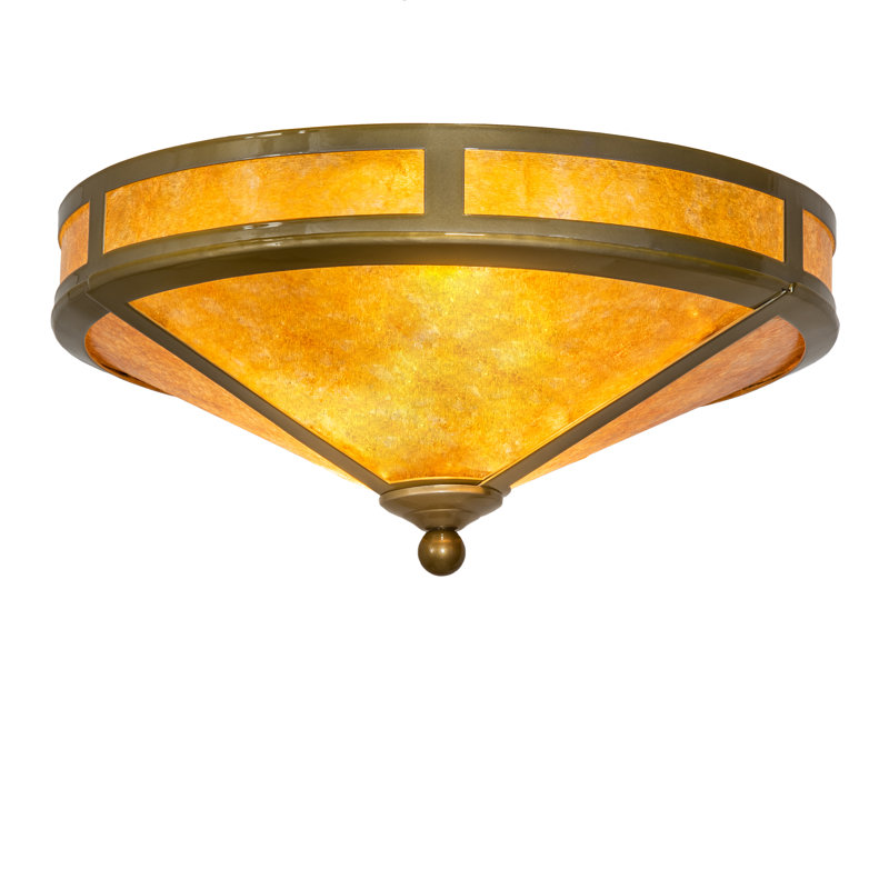 Yeates Glass Semi Flush Mount
