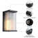 Shackelford Black 1 - Bulb 13.3'' H Outdoor Flush Mount with Dusk to Dawn