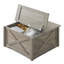 Table basse en gris rustique