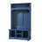 Aura Hall Tree with Bench and Shoe Storage, 5 Hooks and Open Shelves