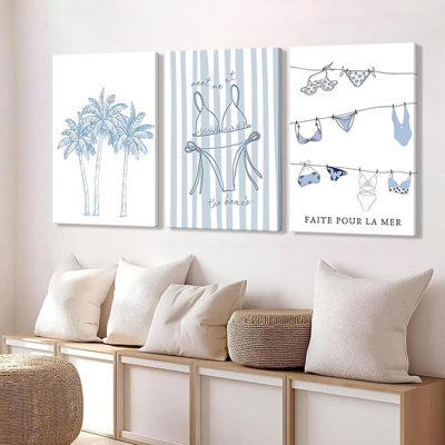 3 Piece Wrapped Canvas Print