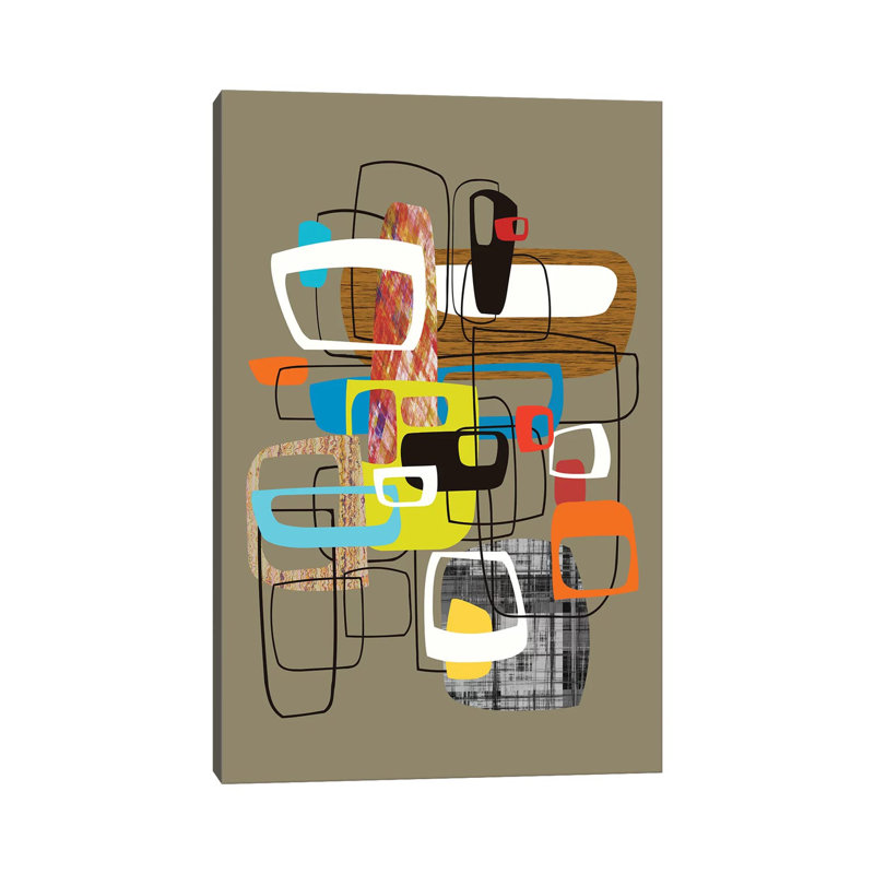 «Lined With Hollow Shapes» par Angel Estevez - impression sur toile tendue, H 60 po x l 40po x P 1,5 po