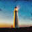 Lighthouse With Stars - Wrapped Canvas Print-947775496